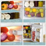 HOMCOM 3.2 Cu.Ft Mini Fridge with Freezer