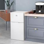 HOMCOM 3.2 Cu.Ft Mini Fridge with Freezer