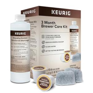Keurig Brewer Maintenance Kit with Descaler and Filters