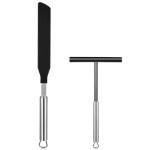 Stainless Steel Crepe Spreader and Spatula Set