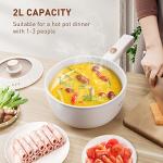 Bear 2L Electric Hot Pot with Dual Power Adjustment