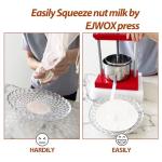 EJWOX Stainless Steel Manual Wine Press 0.53 Gal