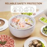 Bear 2L Electric Hot Pot with Dual Power Adjustment