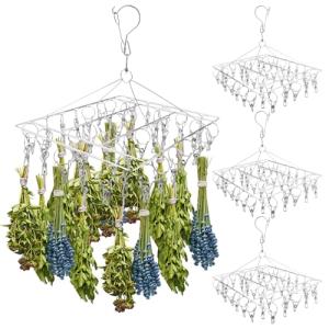 Elesunory Stainless Steel Herb Drying Rack Set