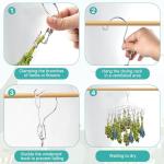 Elesunory Stainless Steel Herb Drying Rack Set