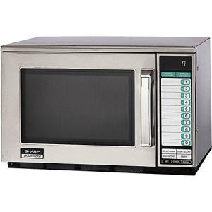 Sharp R-22GTF Silver Commercial Microwave