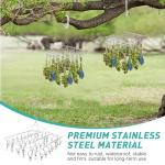 Elesunory Stainless Steel Herb Drying Rack Set