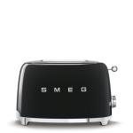 SMEG Black 2-Slice Toaster with 6 Settings
