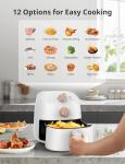 COMFEE' Compact 2.1 Qt Air Fryer with 12 Options