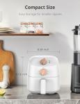 COMFEE' Compact 2.1 Qt Air Fryer with 12 Options