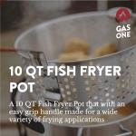 10QT Aluminum Deep Fryer Pot with Basket