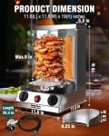 WantJoin Gas Shawarma Grill Machine for Home