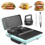 Breakfast Sandwich Maker with Griddle and Grill
