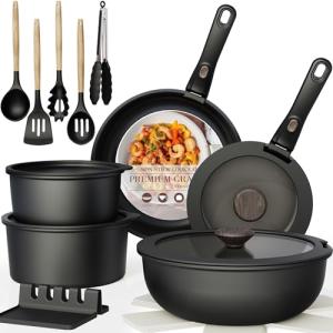 Astercook 21-Piece Non-Stick Cookware Set