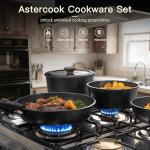 Astercook 21-Piece Non-Stick Cookware Set