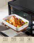 MALACASA Ceramic Casserole Dish Set of 3