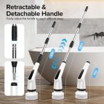 Electric Spin Scrubber with 7 Brush Heads