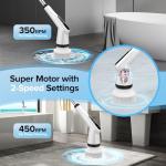 Electric Spin Scrubber with 7 Brush Heads