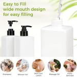 Suream 3-Pack Refillable Pump Bottles, 16.9oz