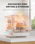 Silonn Mini Portable Countertop Dishwasher with 7 Programs