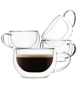 Set of 4 Insulated Espresso and Tea Mugs