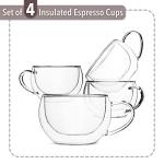 Set of 4 Insulated Espresso and Tea Mugs