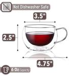 Set of 4 Insulated Espresso and Tea Mugs