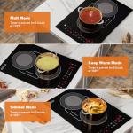 Empava 2-Burner Induction Cooktop with Glass Top