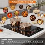 Empava 2-Burner Induction Cooktop with Glass Top