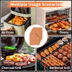 WIBIMEN Non-Stick Grill Mats for Outdoor Cooking