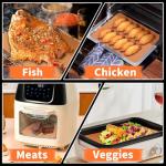 WIBIMEN Non-Stick Grill Mats for Outdoor Cooking