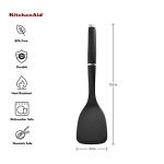 KitchenAid Classic Black Solid Turner, 13.5 Inch