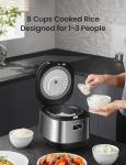 COMFEE' 9-in-1 Compact Rice Cooker 8 Cups