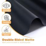 Large Silicone Kitchen Counter Protector Mat - Black