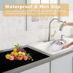 Large Silicone Kitchen Counter Protector Mat - Black