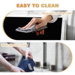 Large Silicone Kitchen Counter Protector Mat - Black