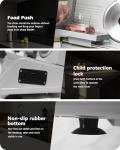 Electric Meat Slicer with Adjustable Thickness and Blades