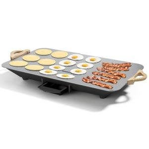 BBQ Masters 12x20 Electric Griddle, Nonstick Surface