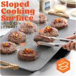 BBQ Masters 12x20 Electric Griddle, Nonstick Surface