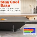 BBQ Masters 12x20 Electric Griddle, Nonstick Surface