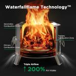 CIAYS 19-Inch Portable Smokeless Fire Pit