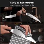 Astercook 15-Piece Kitchen Knife Set with Block