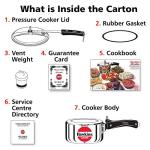 Hawkins 1.5 Litre Classic Pressure Cooker, Silver