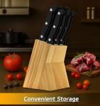 7-Piece High Carbon Stainless Steel Steak Knife Set