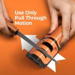 Orange Ninja Mini Knife Sharpener with Bottle Opener