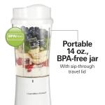 Hamilton Beach Portable Blender for Smoothies, 14 Oz