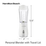 Hamilton Beach Portable Blender for Smoothies, 14 Oz