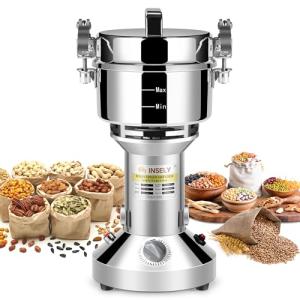 High-Speed Electric Grain Mill Grinder, 700g