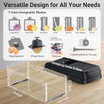 12-in-1 Vegetable Chopper with 7 Blades