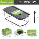 Ourokhome 6-in-1 Mandolin Slicer and Vegetable Cutter